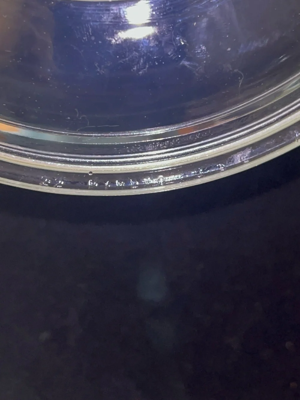 Vintage 1.5 Quart Round Pyrex / CorningWare Replacement Glass Lid Stamped G5C